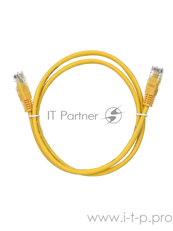 Патч-корд литой Aopen UTP кат.5е 1м желтый (ANP511_1M_Y)