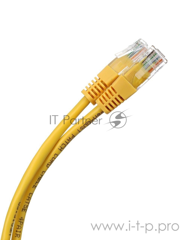 Патч-корд литой Aopen UTP кат.5е 1м желтый (ANP511_1M_Y)