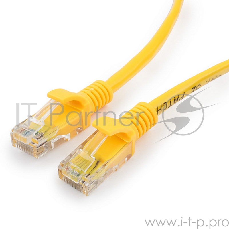 Патч-корд UTP Gembird 5e, 3м, литой, многожильный (желтый)