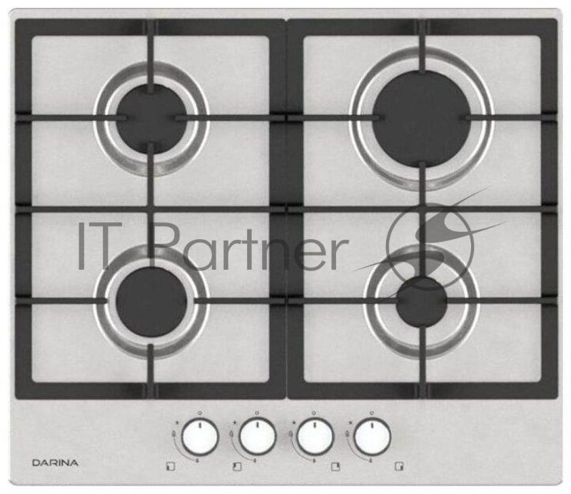 Газовая варочная поверхность Darina 1T2 BGM 341 12 X3 нержавеющая сталь