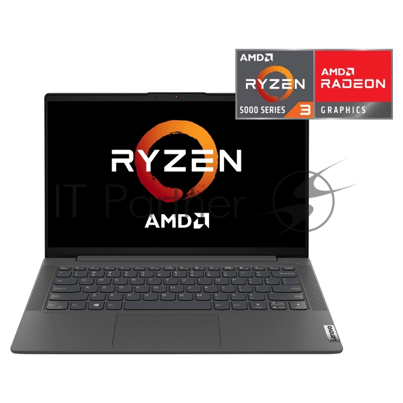 Ноутбук Lenovo IdeaPad 5 14ALC05 14.0 FHD(1920x1080) IPS/AMD Ryzen 3 5300U 2.6GHz Quad/8GB/512GB SSD/Integrated/WiFi/BT5.0/HD Web Camera/4in1/8,3 h/1,39 kg/W10/1Y/GREY