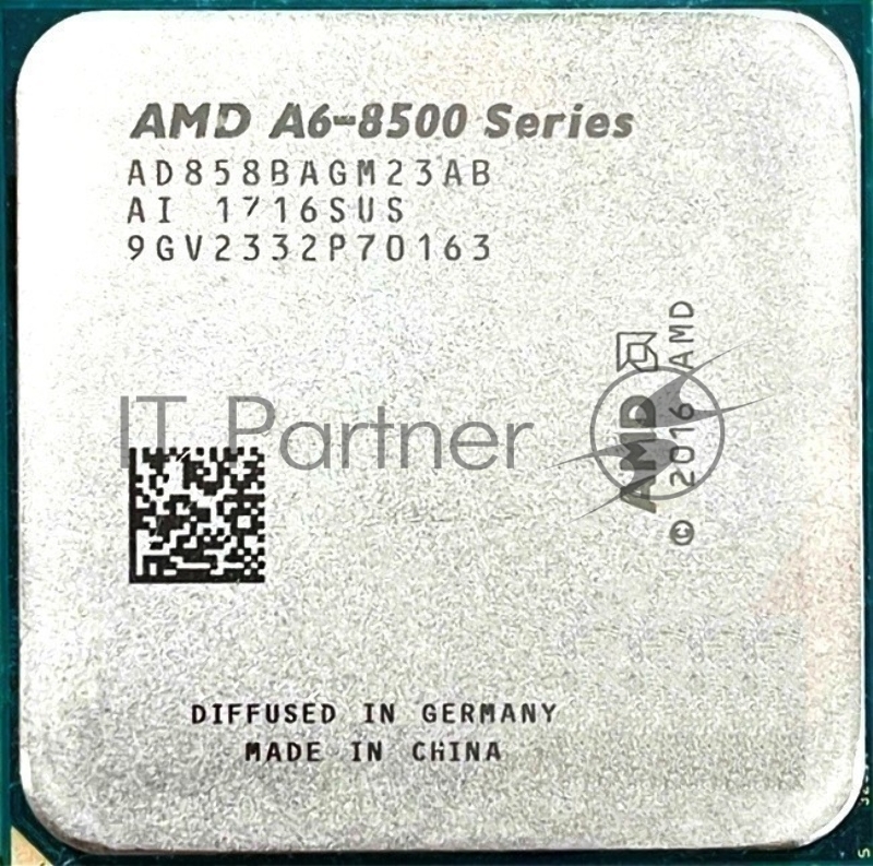 Процессор CPU AMD A6-8580 TRAY <AD858BAGM23AB> (AM4, 3.8GHz up to 4.0GHz/1Mb, 2C/2T, Bristol Ridge, 28nm, 65W, Radeon R5)