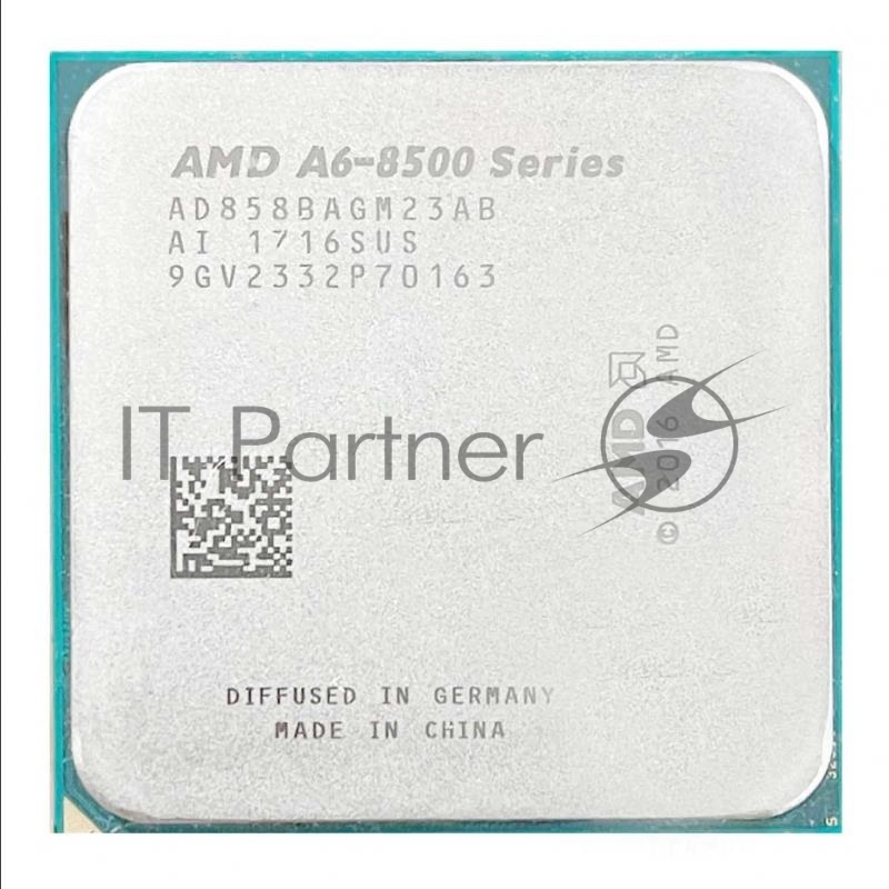 Процессор CPU AMD A6-8580 TRAY <AD858BAGM23AB> (AM4, 3.8GHz up to 4.0GHz/1Mb, 2C/2T, Bristol Ridge, 28nm, 65W, Radeon R5)
