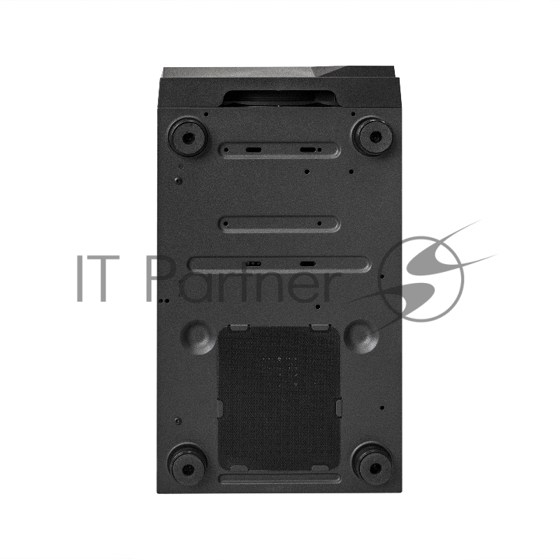 Корпус Miditower ExeGate EX290153RUS EVO-5001-NPX500 (ATX, 500NPX 12см, 2*USB+1*USB3.0, HD аудио, черный, 3 вент.12см с RGB подсветкой, пылевые фильтры, боковая панель - закаленное стекло)