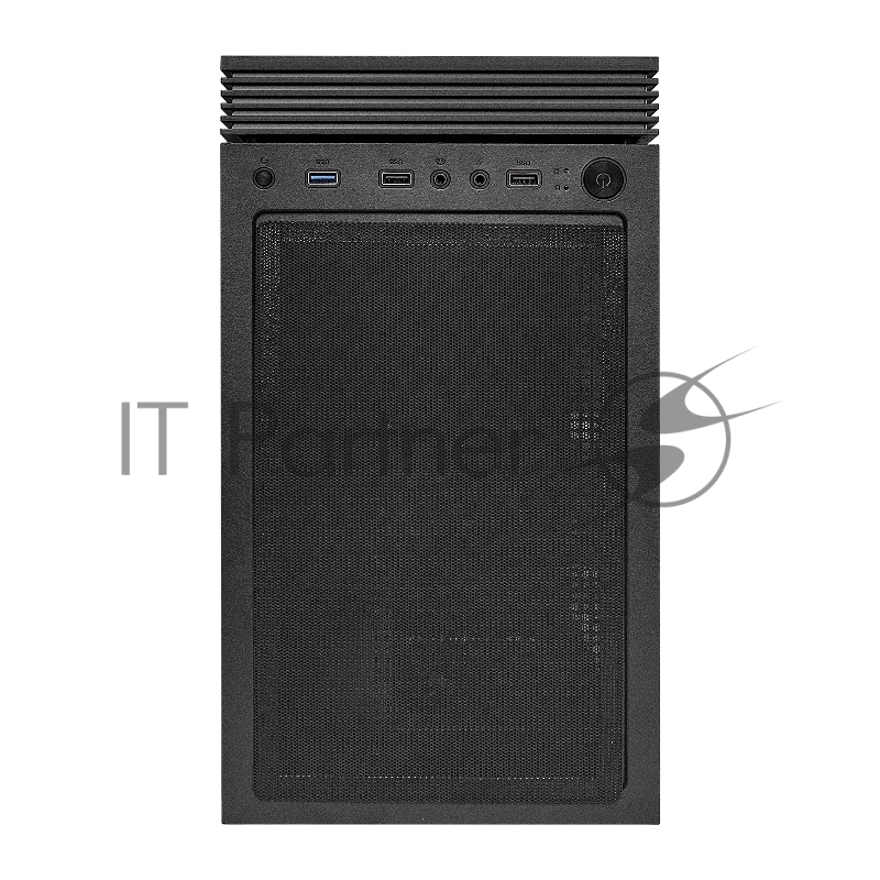 Корпус Miditower ExeGate EX290157RUS i3 MATRIX-NPX600 (ATX, 600NPX 12см, 2*USB+1*USB3.0, HD аудио, черный, 2 вент. 18см с RGB подсветкой, пылевые фильтры, передняя и боковая панели - закаленное стекло)