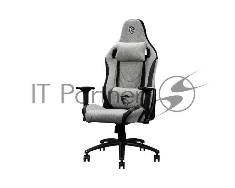 Игровое кресло MSI MAG CH130I серое (ткань, 2D подлокотники, газпатрон 4 класс)