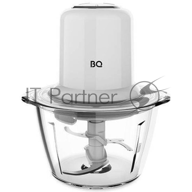 Измельчитель BQ CH1741 White. Потребляемая мощность, Вт: 400Вт, Количество скоростей: 2, Емкость чаши, л: Макс. 1.2л (полная чаша), Тип управления: Электронный, Отключение при открытой крышке, Материал чаши: Стекло