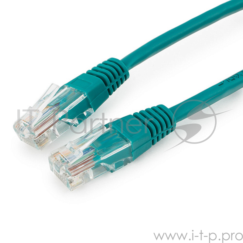 Патч-корд UTP Cablexpert кат.5e PP12-0.25M/G, 0.25м, литой, многожильный (зелёный)