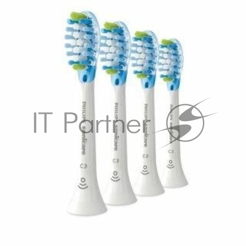 Стандартные насадки для звуковой зубной щетки Philips Sonicare C3 Premium Plaque Defence, 4 шт. в упаковке