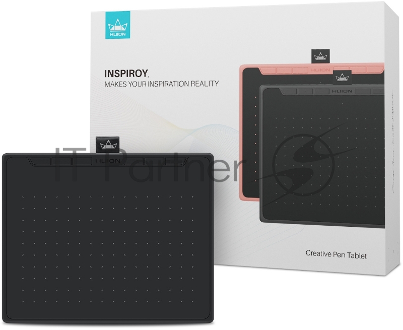 Графический планшет Huion Inspiroy RTS-300 Pink