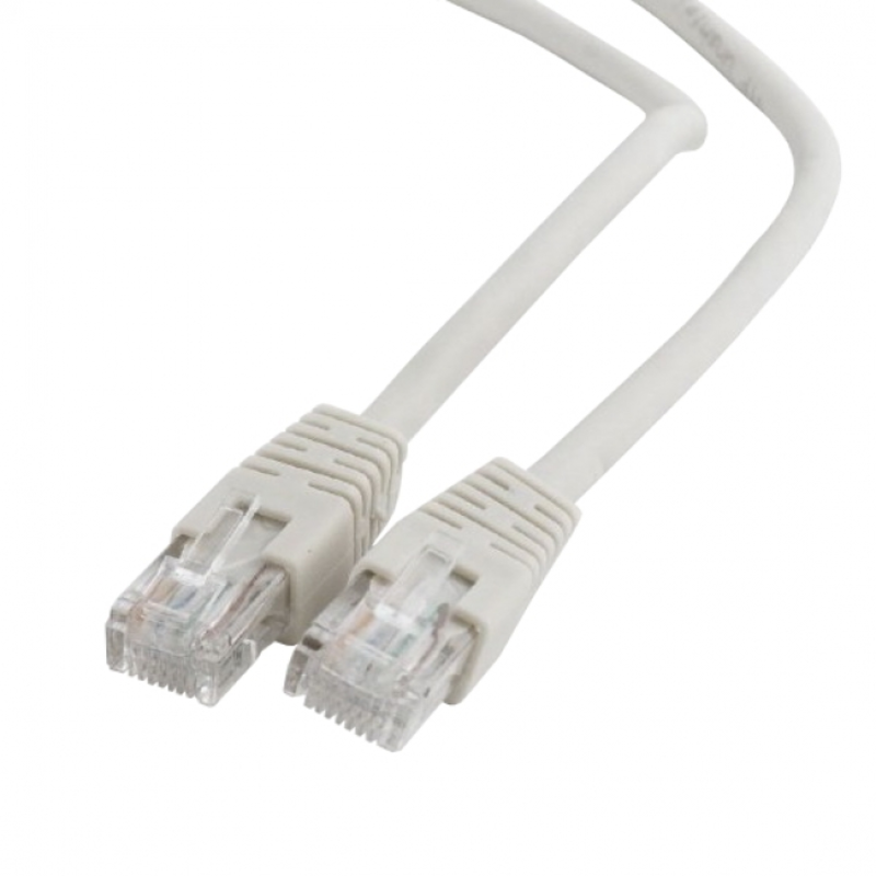 Патч-корд UTP Cablexpert PP6U-3M кат.6, 3м, литой, многожильный (серый)