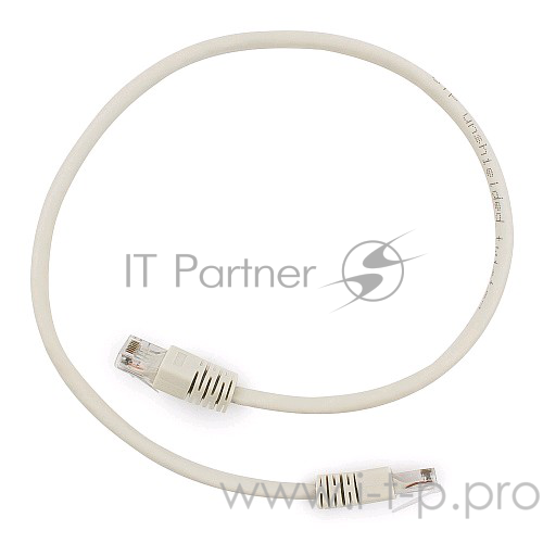 Патч-корд UTP Cablexpert PP6U-3M кат.6, 3м, литой, многожильный (серый)