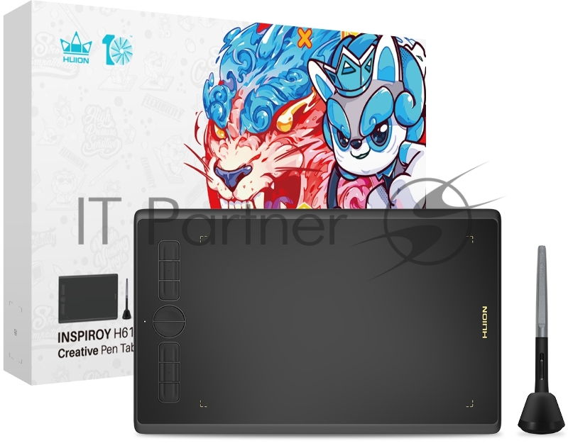 Графический планшет Huion Inspiroy H610X