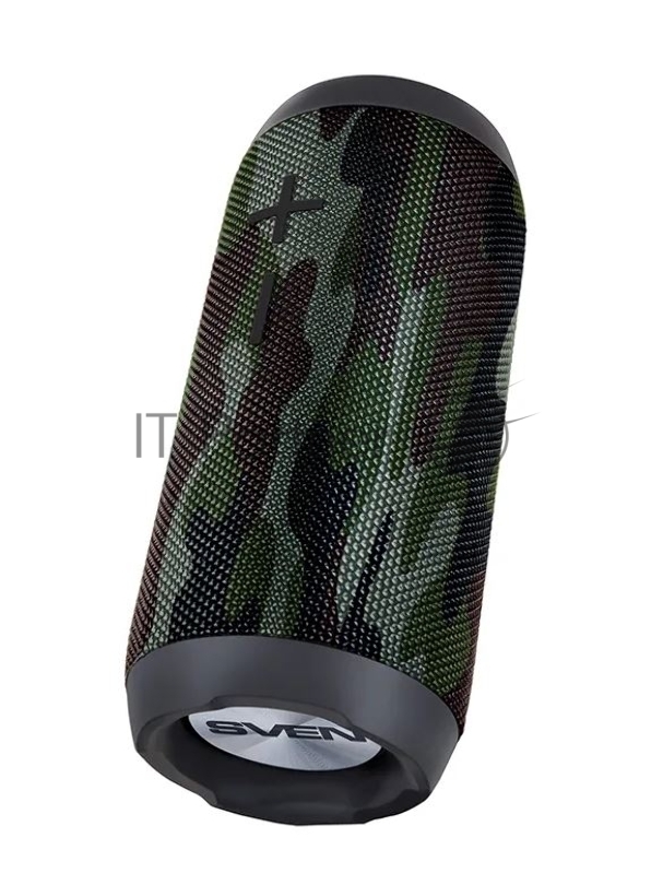 Мобильные колонки SVEN PS-210 2.0 камуфляж (2x6W, Waterproof (IPx6), TWS, Bluetooth, FM, USB, microSD, 1500 мАч)