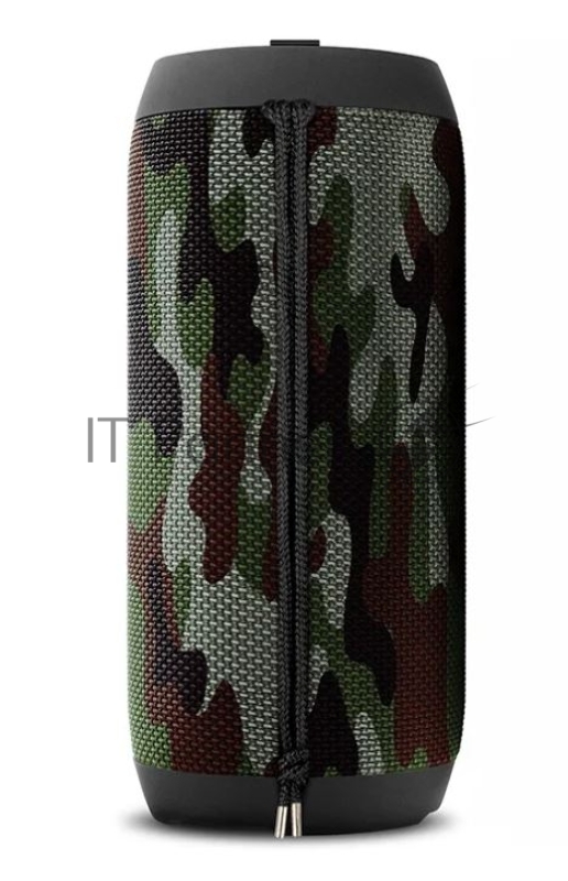 Мобильные колонки SVEN PS-210 2.0 камуфляж (2x6W, Waterproof (IPx6), TWS, Bluetooth, FM, USB, microSD, 1500 мАч)