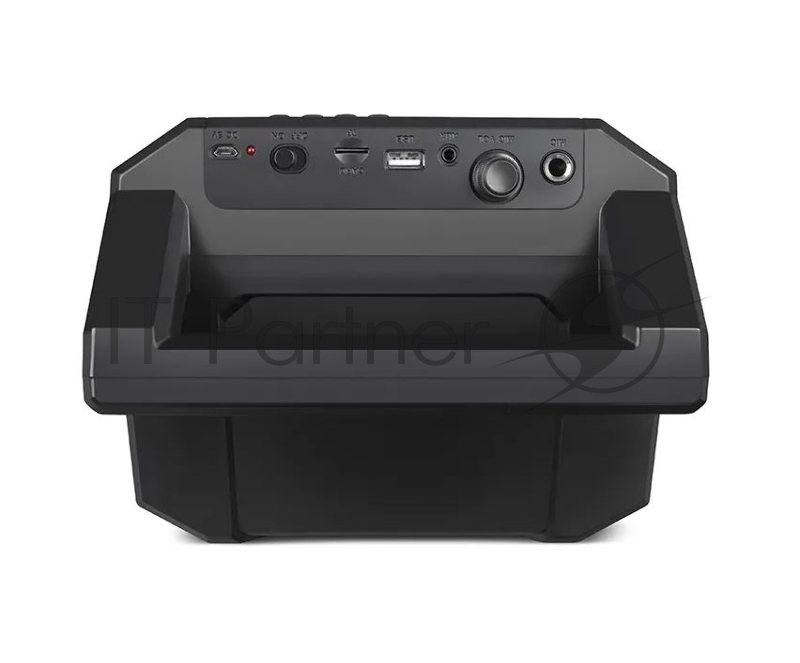 Мобильные колонки SVEN PS-435 2.0 чёрные (2 x 10W, TWS, Bluetooth, FM, USB, microSD, LED-дисплей, ПДУ, 2 x 2000 мАч)