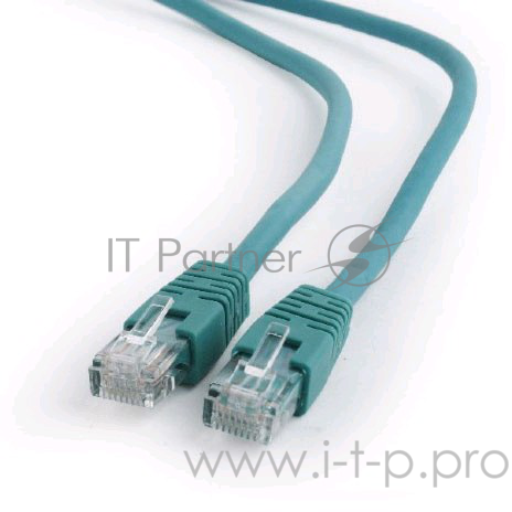 Патч-корд UTP Cablexpert PP6U-0.5M/G кат.6, 0.5м, литой, многожильный (зелёный)