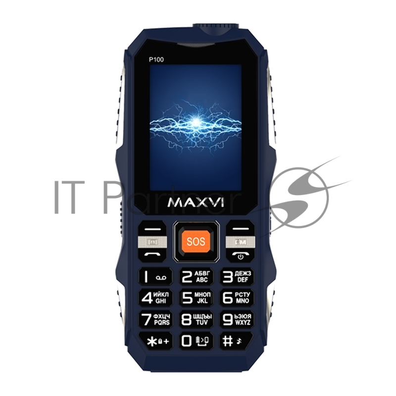 Мобильный телефон Maxvi P100 blue