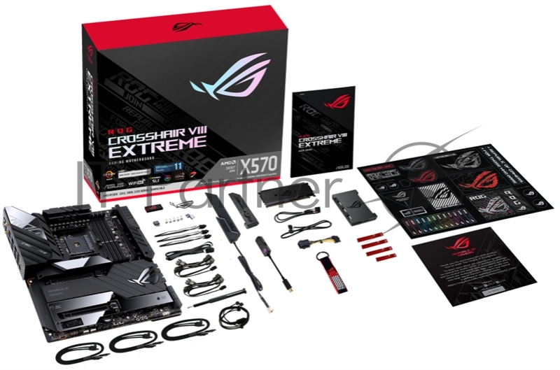 Материнская плата ASUS ROG CROSSHAIR VIII EXTREME /ROG,AM4,X570,OLED,M.2,MB, RTL