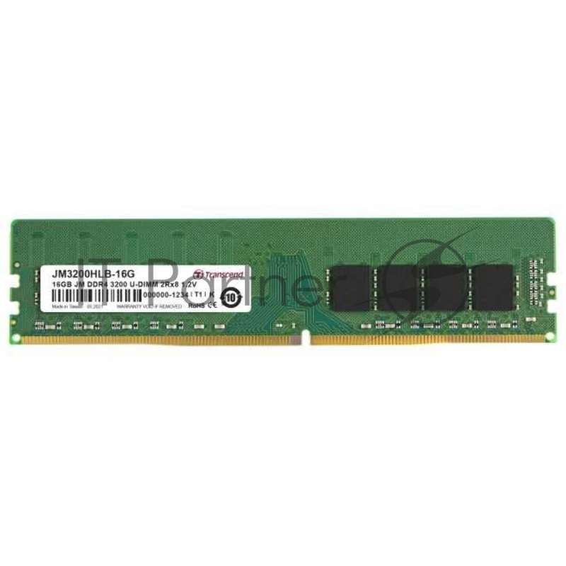 Модуль памяти Transcend 16GB JM DDR4 3200Mhz U-DIMM 2Rx8 1Gx8 CL22 1.2V