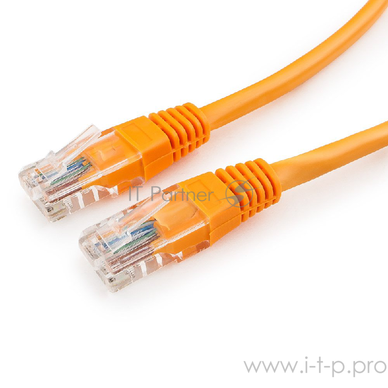 Патч-корд UTP Cablexpert PP12-0.25M/O кат.5e, 0.25м, литой, многожильный (оранжевый)