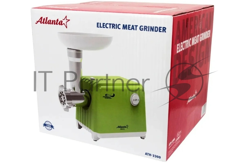 Мясорубка электрическая ATLANTA ATH-3300 (green)