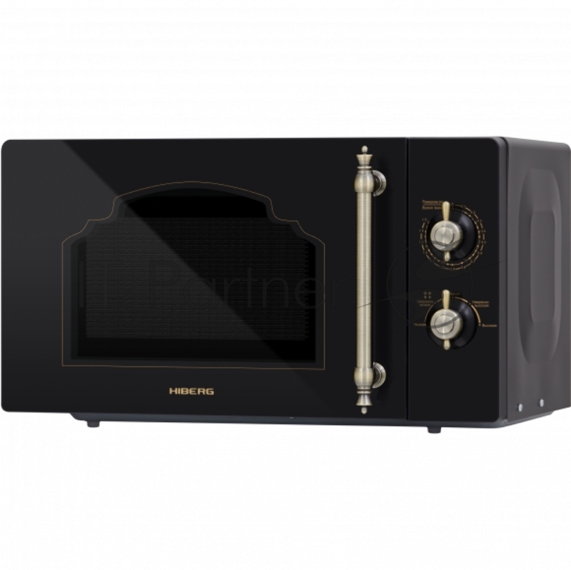 Микроволновая печь HIBERG VM-4288 BR черный 20 л, 700 Вт