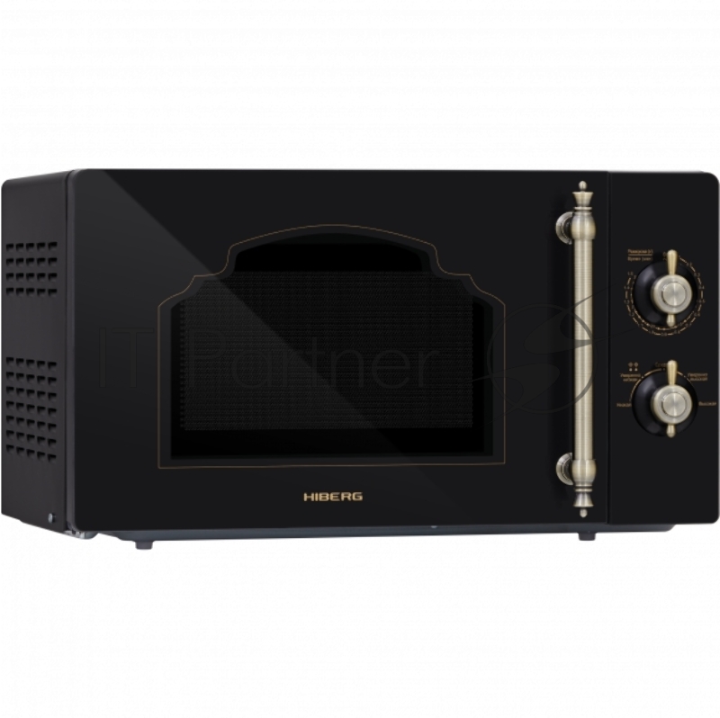 Микроволновая печь HIBERG VM-4288 BR черный 20 л, 700 Вт