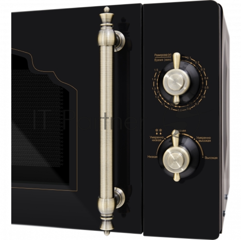 Микроволновая печь HIBERG VM-4288 BR черный 20 л, 700 Вт