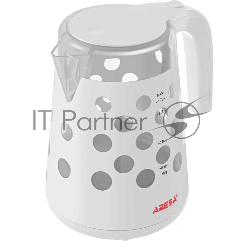 Чайник ARESA AR-3448 , 1.7л, 2000Вт, нерж.ст