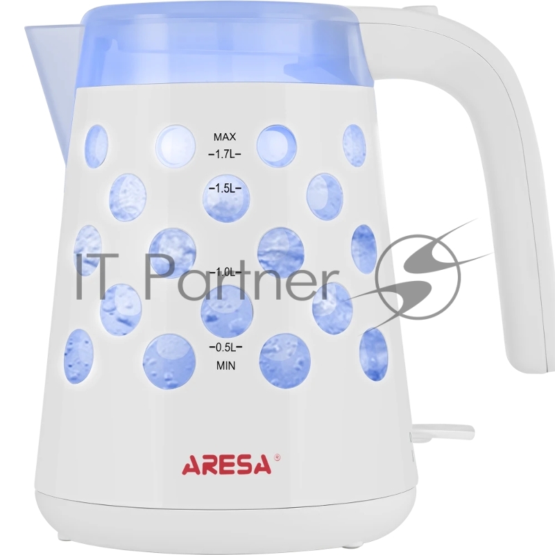 Чайник ARESA AR-3448 , 1.7л, 2000Вт, нерж.ст