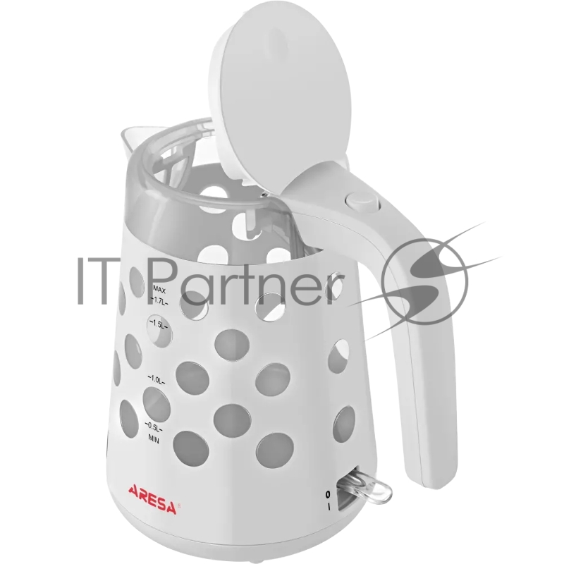 Чайник ARESA AR-3448 , 1.7л, 2000Вт, нерж.ст
