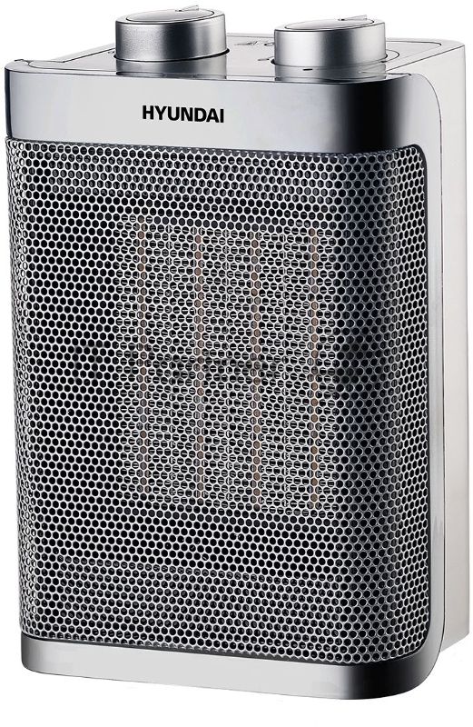 Тепловентилятор Hyundai H-FH1.5-F11MC (серебряный)Номинальная потребляемая мощность, Вт: 1500 Тип нагревательного элемента: Металлокерамический Класс электрозащиты: II class Номинальная сила тока, А: 6.5 Класс влагозащиты: IPX0 Обслуживаемая площадь,