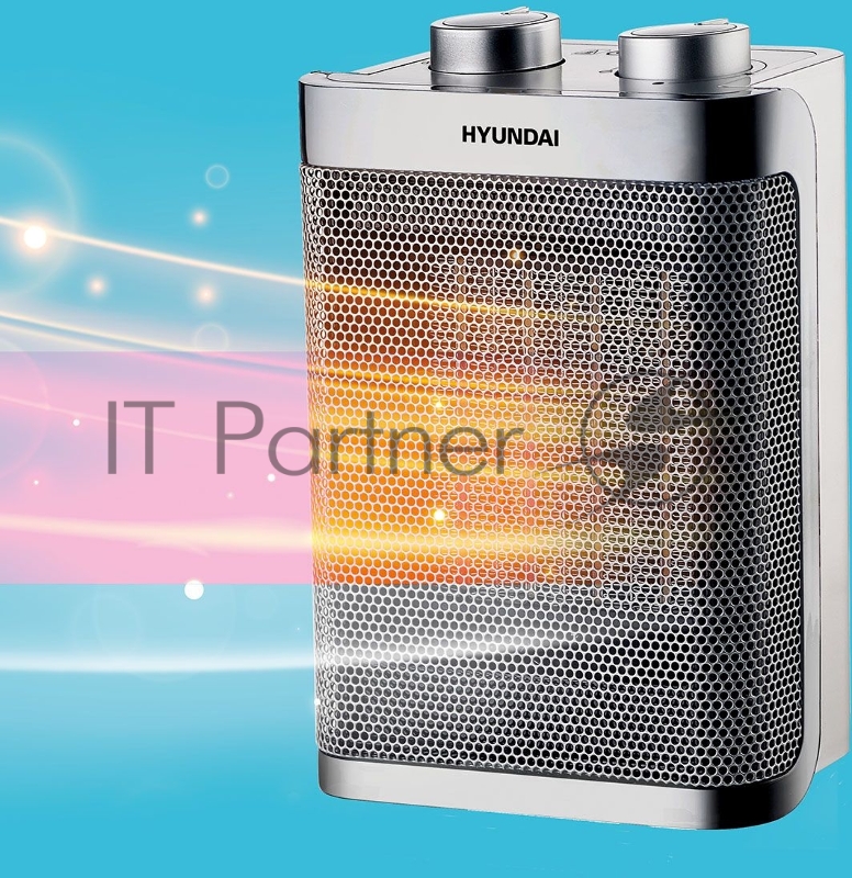 Тепловентилятор Hyundai H-FH1.5-F11MC (серебряный)Номинальная потребляемая мощность, Вт: 1500 Тип нагревательного элемента: Металлокерамический Класс электрозащиты: II class Номинальная сила тока, А: 6.5 Класс влагозащиты: IPX0 Обслуживаемая площадь,