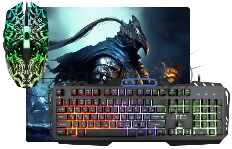 Клавиатура + мышка +MOUSE PAD MHP-116 RU 52116 DEFENDER