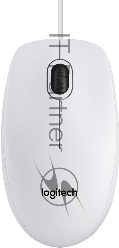 Мышь 910-003360 Logitech Mouse B100 White USB OEM