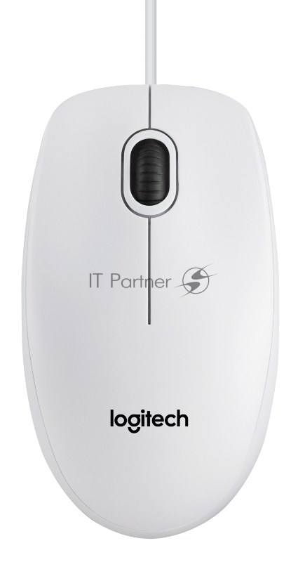 Мышь 910-003360 Logitech Mouse B100 White USB OEM