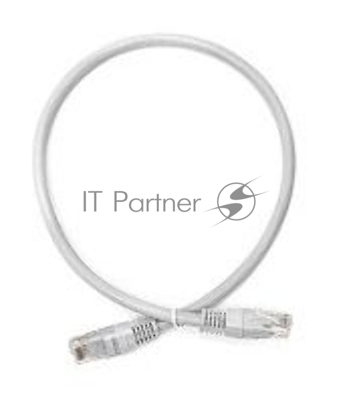Патч-корд TWT UTP кат.5e, с заливными колпачками, 0.3 м, белый