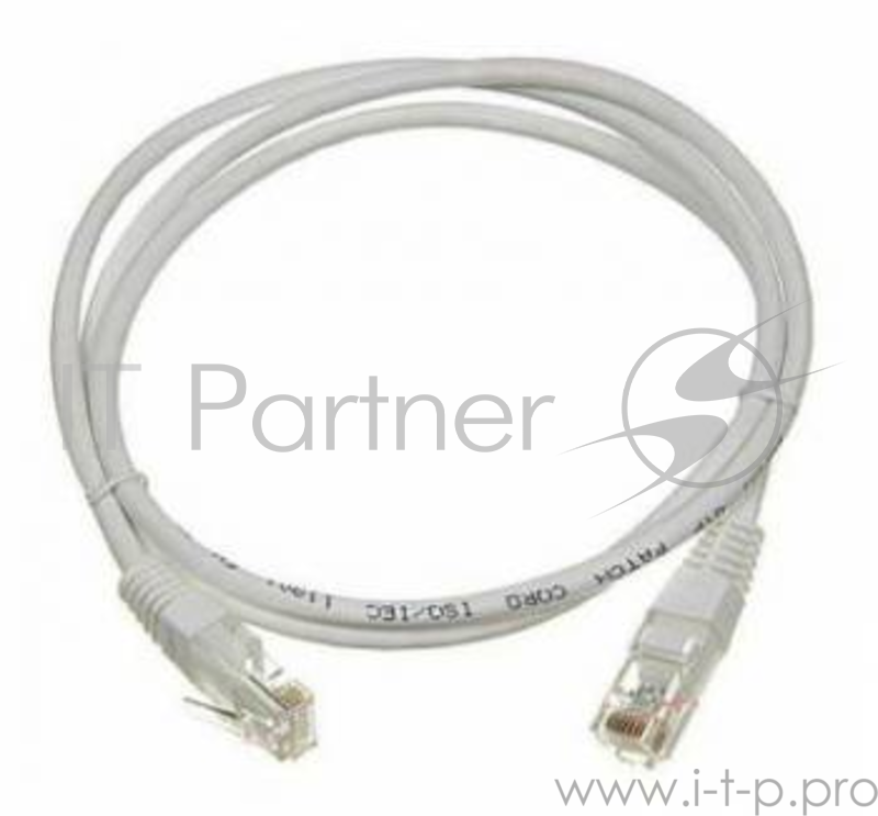 Патч-корд Lanmaster TWT RJ-45 (m)-RJ-45 (m) cat5E 0.5м серый (TWT-45-45-0.5-GY)