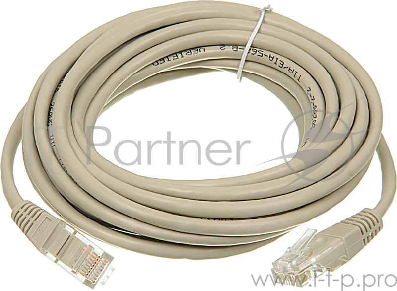 Патч-корд Lanmaster UTP RJ-45 (m)-RJ-45 (m) cat5E 5м серый (TWT-45-45-5.0-GY)