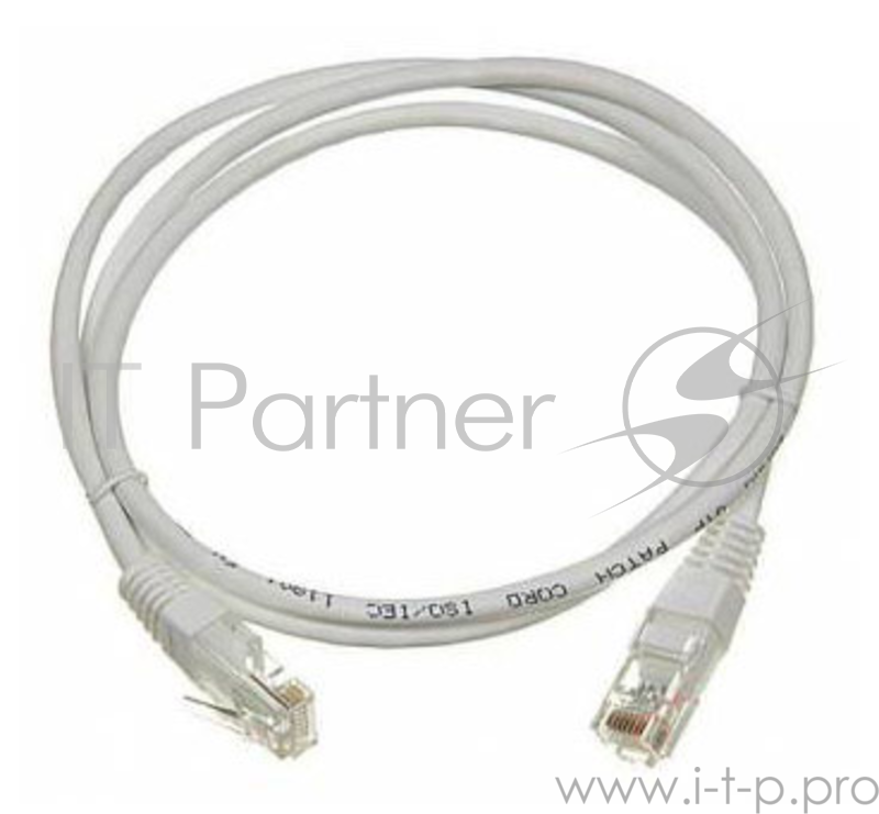 Патч-корд Lanmaster UTP RJ-45 (m)-RJ-45 (m) cat5E 2м серый (TWT-45-45-2.0-GY)