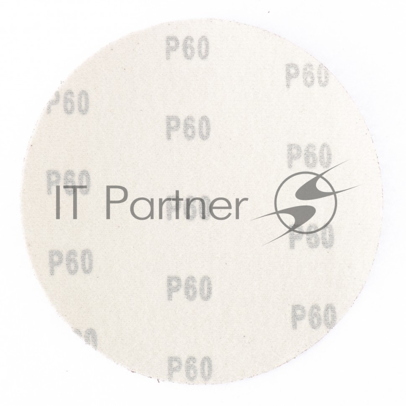 Круг абразивный MATRIX на ворсовой подложке под липучку, P 60, 150 мм, 5 шт.// MATRIX 73882