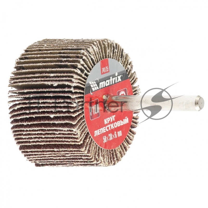 Круг MATRIX лепестковый для дрели, 50x30x6 мм, P 120 // MATRIX 74176