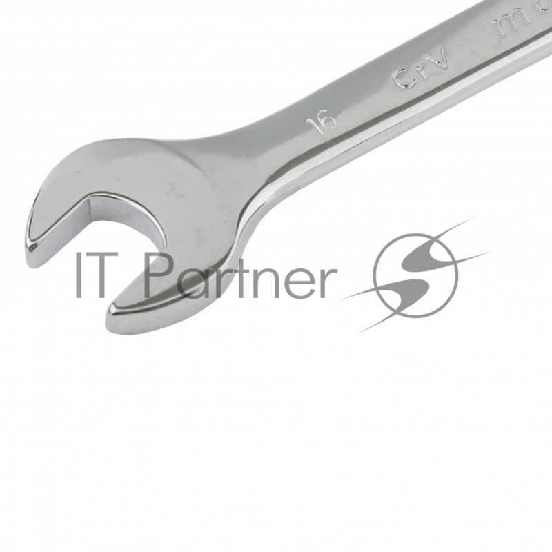 Ключ MATRIX комбинированный, 16 мм CrV, полированный хром 15160