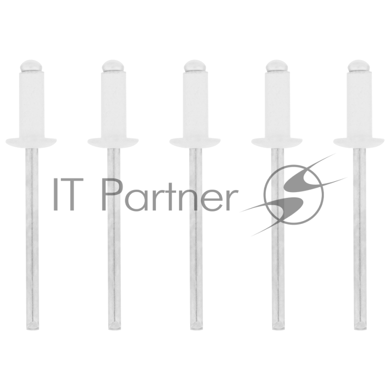 Заклепки MATRIX 4,0x10 мм RAL 9003 сигнально-белый, 50 шт.//MATRIX 40682