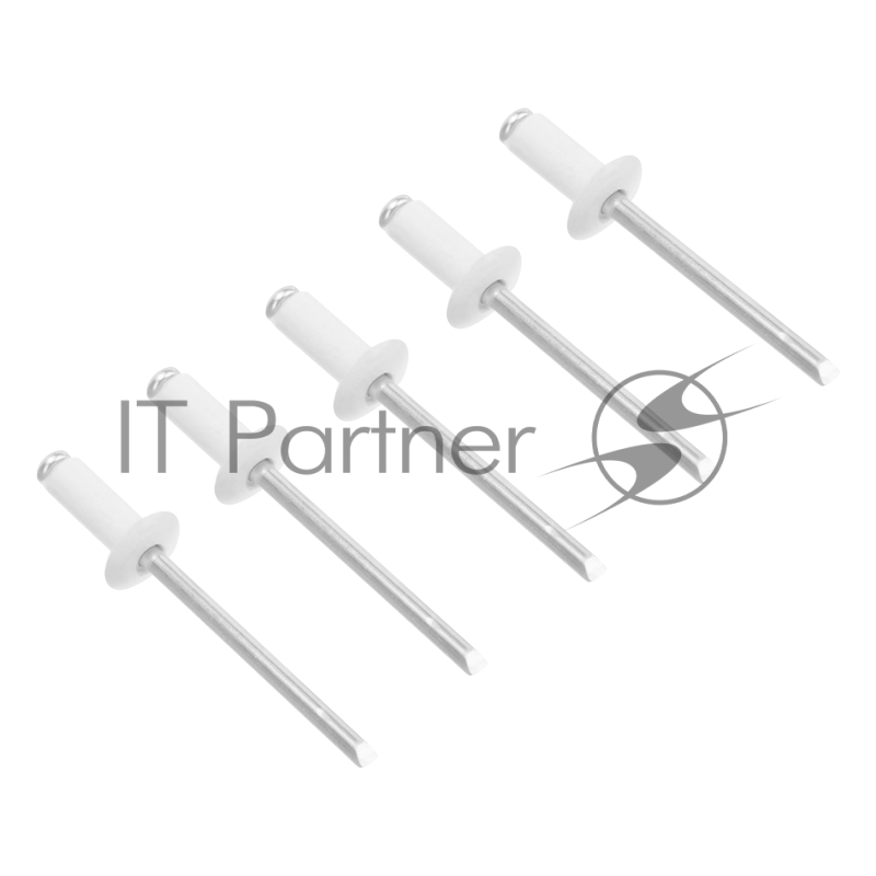 Заклепки MATRIX 4,0x10 мм RAL 9003 сигнально-белый, 50 шт.//MATRIX 40682