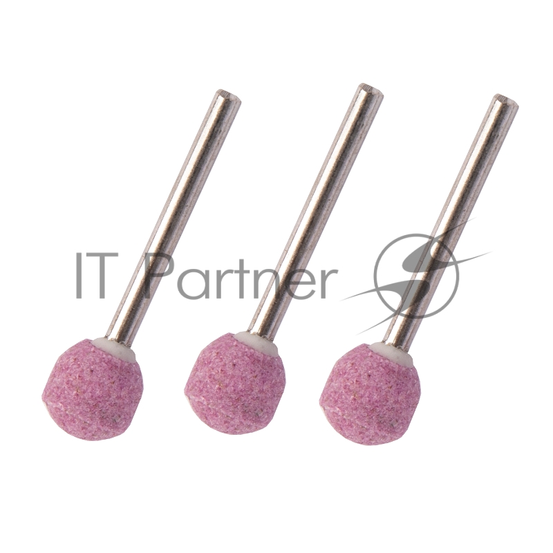 Шарошка MATRIX абразивная, шар, 10x3, F80, 3шт 76015