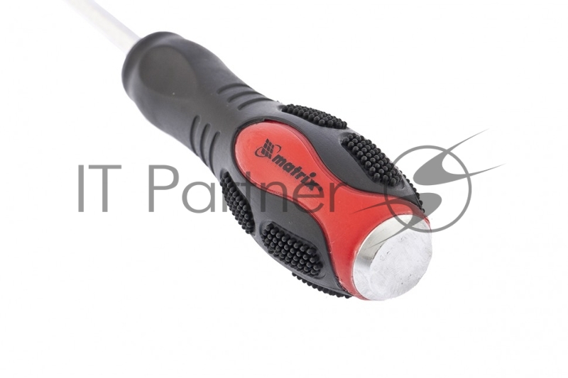 Ударная отвертка MATRIX , SL6x100 мм, двух-компонентная рукоятка, CrV //Matrix 19115