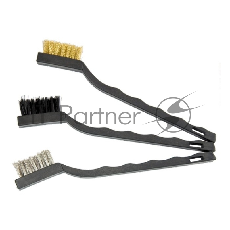 Набор щеток MATRIX , 3 шт., металлические с пластмассовой ручкой, малые// 74860