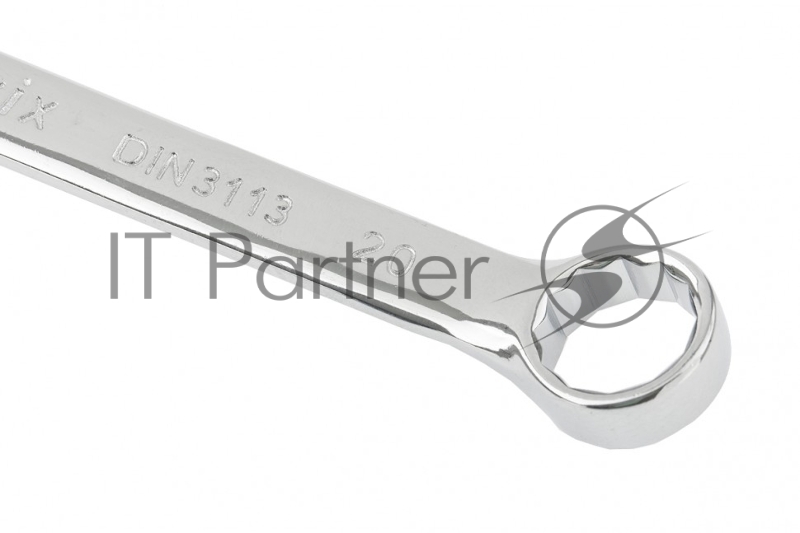 Ключ MATRIX комбинированный, 20 мм, CrV, полированный хром// 15164